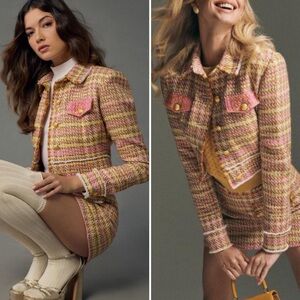 Le Superbe Ines Tweed Jacket NWT SIZE 10